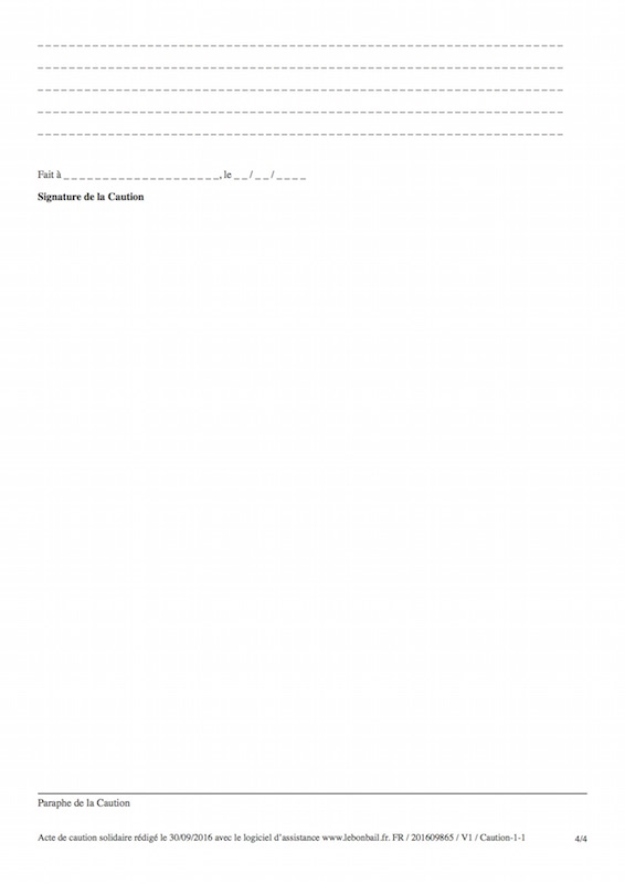 Exemple de caution - Page 4