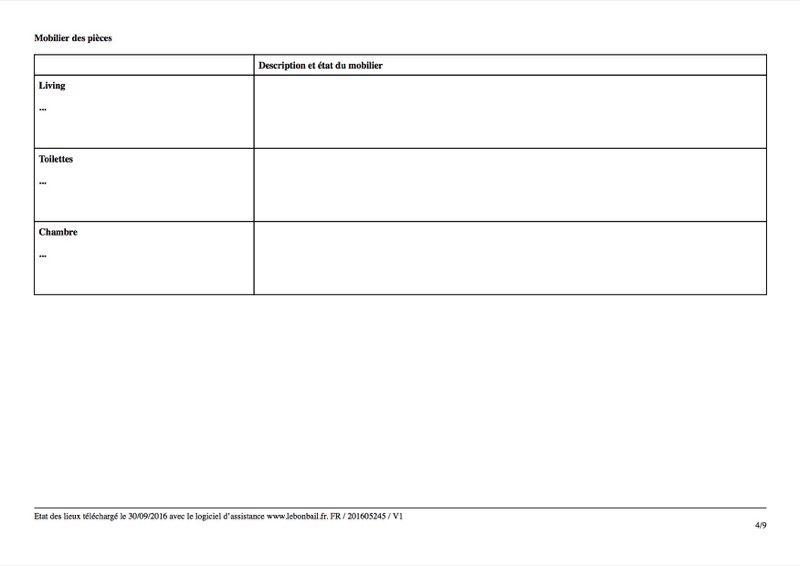 Exemple d'état des lieux - Page 4