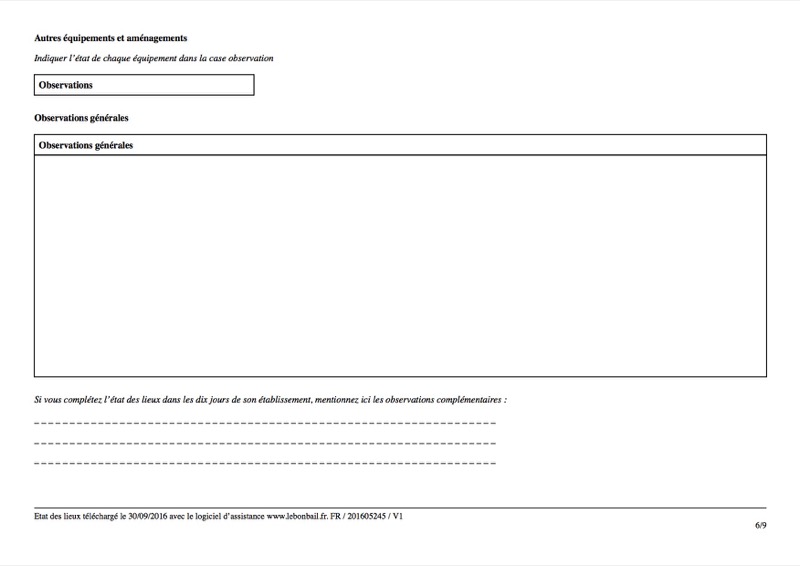 Exemple d'état des lieux - Page 6