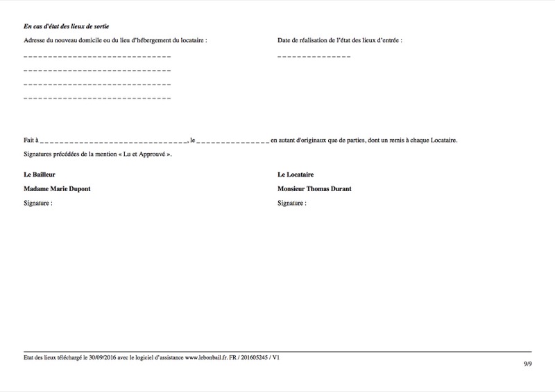Exemple d'état des lieux - Page 9